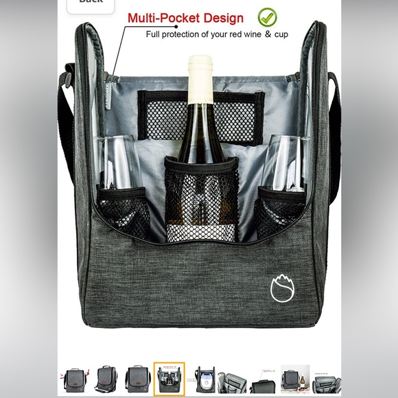 Thermal Insulated Wine Bag - Picture 2 of 4